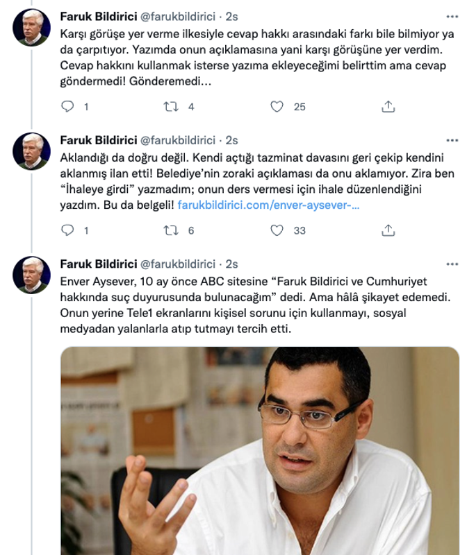 Faruk Bildirici: Enver Aysever hangi belediyeden kaç para aldığını açıklayabilir mi? - Resim : 3