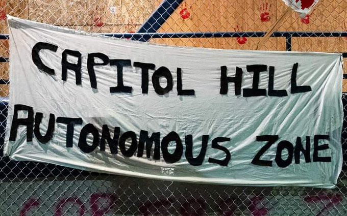 Seattle'da 'özerk bölge' ilan edildi, Trump protestoculara 'terörist' dedi - Resim : 1