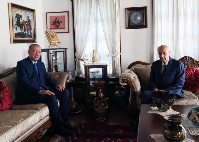 Erdoğan, Bahçeli'yi evinde ziyaret etti - Resim : 2