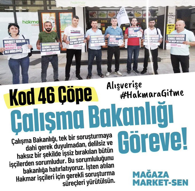 Bozuk ürün satmayı reddeden Hakmar işçileri kod 46 ile işten çıkarıldı - Resim : 1