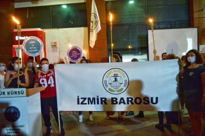 İzmir Baro Başkanı: Mücadeleden vazgeçemeyeceğiz - Resim : 1
