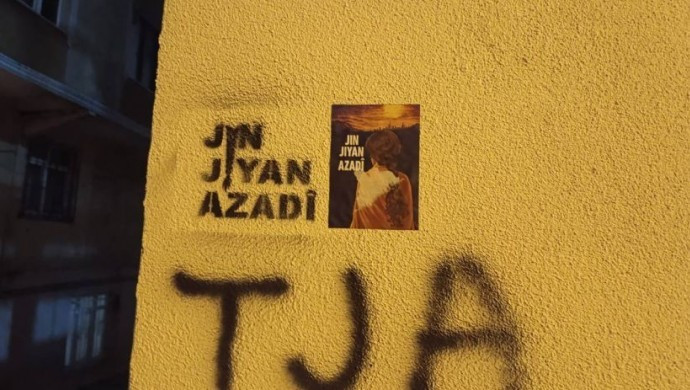 TJA'dan 3 kentte 'jin jiyan azadî' sloganı ile 8 Mart eylemi - Resim : 3