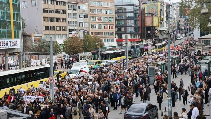 Gazeteciler, sansüre ve baskılara karşı sokağa çıktı - Resim : 4