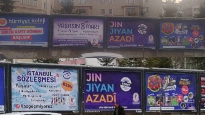 Valilik, 'İstanbul Sözleşmesi yaşatır' afişlerini toplattı - Resim : 1