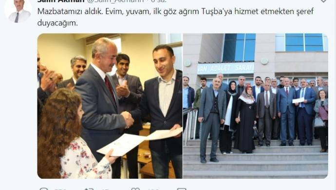 HDP’nin kazandığı belediyenin mazbatasını alan AKP’li Akman’a tepki yağdı - Resim : 1