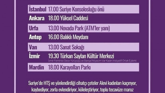 Yüzlerce kadın kaçırıldı: Barışa İhtiyacım Var Kadın İnisiyatifi 7 ilde eylem yapacak - Resim : 1
