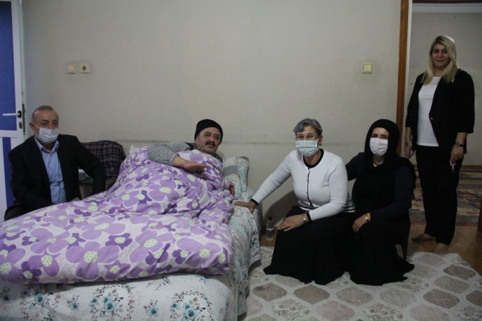 Helikopterden atılan Osman Şiban’ı ziyaret eden Leyla Güven: Yanlarına kar kalmayacak - Resim : 1