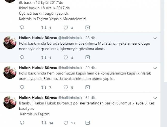 Halkın Hukuk Bürosu’na baskın - Resim : 1