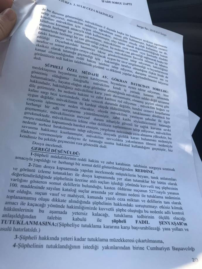 Babası ve 2 kardeşi öldürülen Fadıl Şenyaşar tutuklandı - Resim : 2