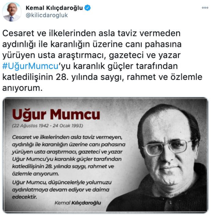 Uğur Mumcu, katledilişinin 28’inci yıl dönümünde anıldı - Resim : 1