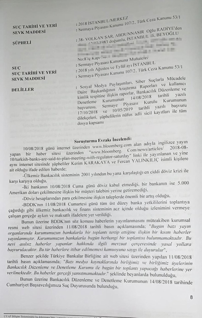 'Kriz ve döviz' haberini paylaşıp yorumlayan 50 kişinin cezalandırılması istendi - Resim : 1