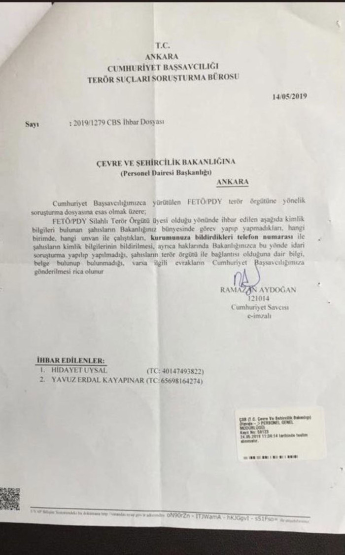 Peker belge paylaştı, Erdoğan görevden aldı - Resim : 1