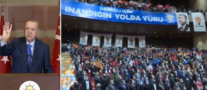 Erdoğan AKP kongresinde muhalefeti hedef gösterdi: Tek adamcağız siyaseti işliyor - Resim : 2