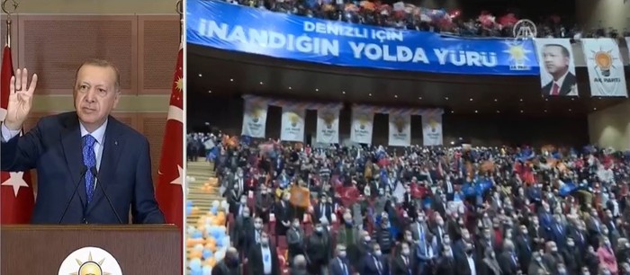 Erdoğan AKP kongresinde muhalefeti hedef gösterdi: Tek adamcağız siyaseti işliyor - Resim : 2