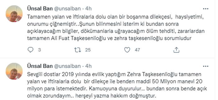 İddia: AKP'li vekil Zehra Taşkesenlioğlu boşanmak için 70 milyon lira tazminat istiyor - Resim : 1