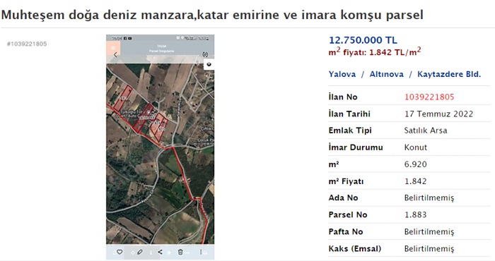 Katar Hanedanı'nın Yalova'daki sarayı tamamlandı, emlak piyasası değişti - Resim : 3