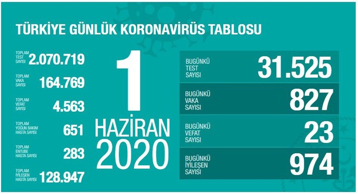 Türkiye'nin coronavirus tablosu: İyileşen hasta sayısı bir kez daha yeni vaka sayısını geçti - Resim : 1
