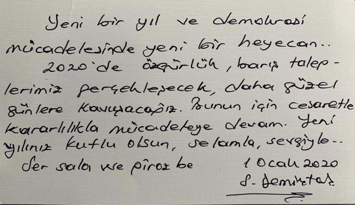 Selahattin Demirtaş'tan yeni yıl mesajı: Mücadeleye devam - Resim : 1