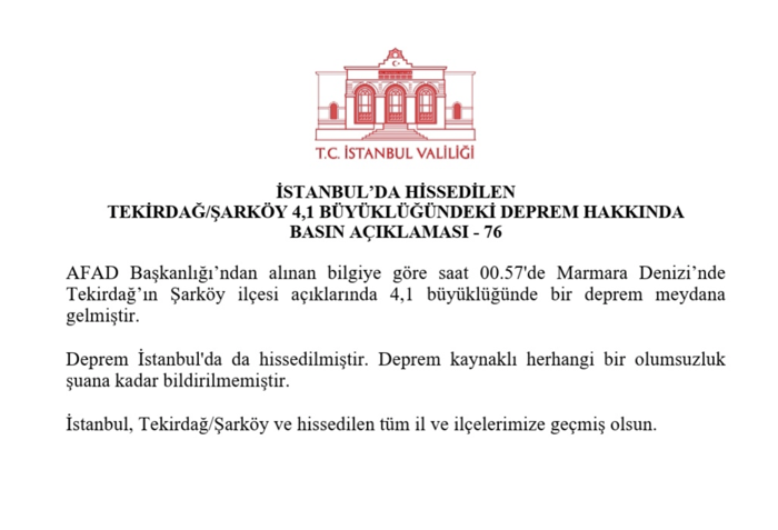 Marmara'da deprem - Resim : 1