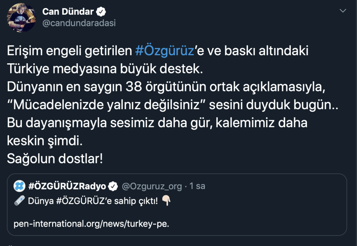 38 örgütten Özgürüz'e destek: Yalnız değilsiniz - Resim : 1