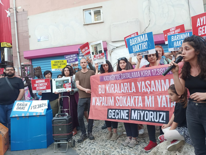 Ev kiralarındaki fahiş artış protesto edildi: İktidar ülkenin kanını emiyor - Resim : 2