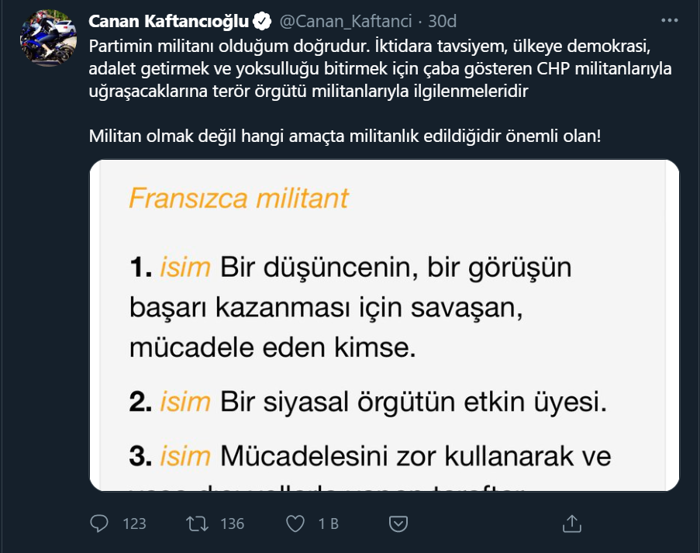 Kaftancıoğlu'ndan iktidara sözlüklü 'militan' yanıtı - Resim : 1