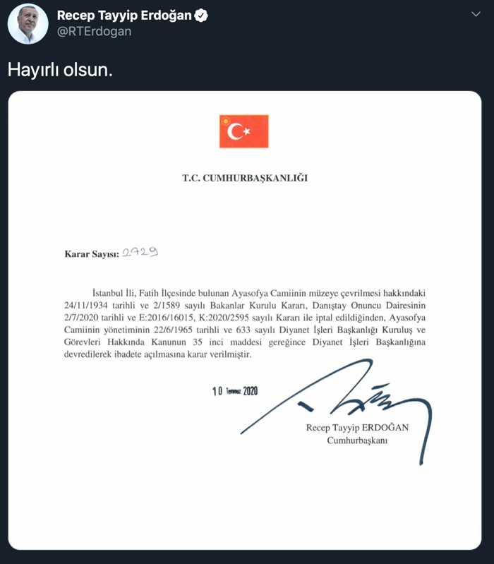 Danıştay'dan Ayasofya için cami kararı - Resim : 2