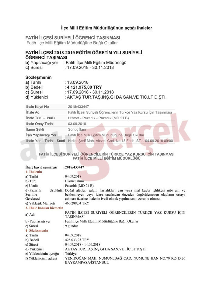 Milli Eğitim Müdürlüğü’nden kıyak ihale: Ortada 5 milyon var ama proje yok - Resim : 1