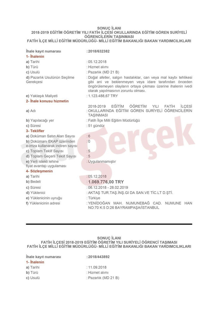 Milli Eğitim Müdürlüğü’nden kıyak ihale: Ortada 5 milyon var ama proje yok - Resim : 2