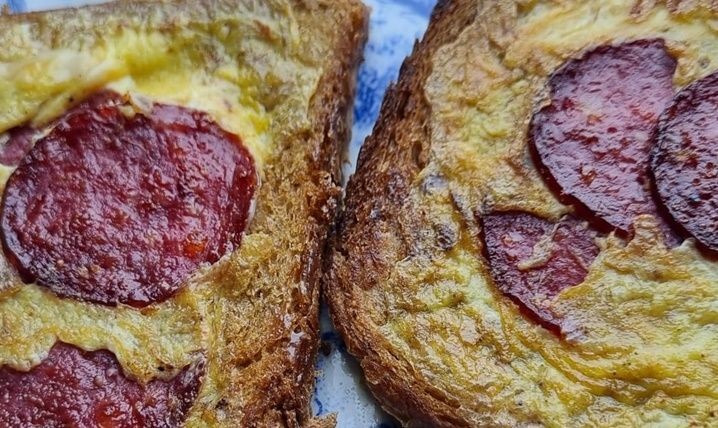 Ekmek ve sucukla yapılıyor: Belki de en kolay ve en lezzetli kahvaltılık - Resim: 1