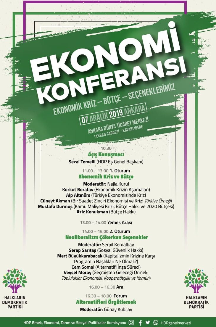 HDP yarın 'ekonomi konferansı' gerçekleştirecek - Resim : 1