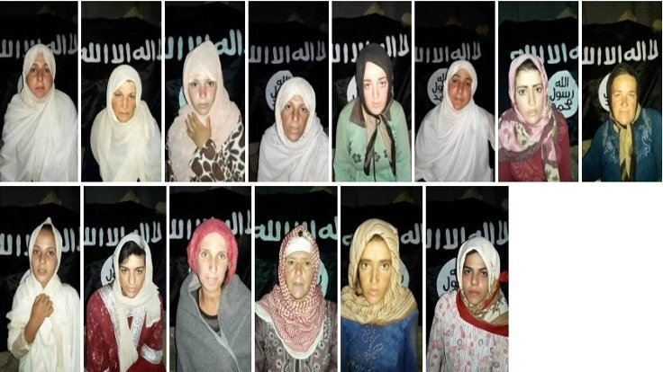 IŞİD 14 kadını rehin aldı - Resim : 1