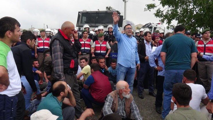 Selalı direnişe TOMA'lı müdahale - Resim : 1