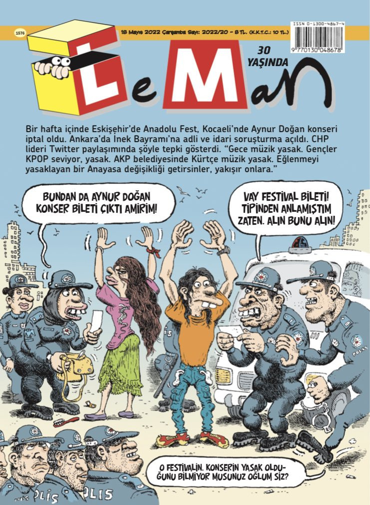 LeMan'dan Aynur Doğan kapağı: 'Tipinden anlamıştım zaten' - Resim : 1
