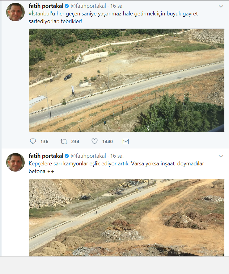 'Doymadılar betona' isyanı - Resim : 1