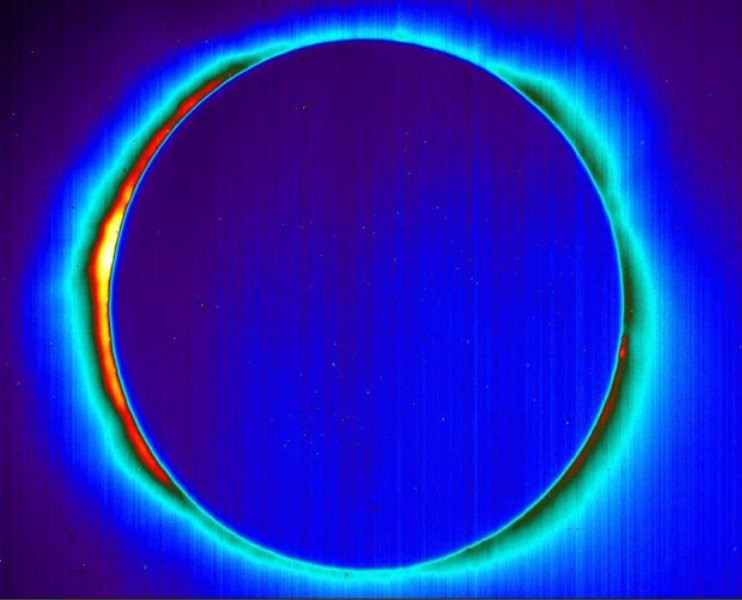NASA güneş tutulmasının kızılötesi karelerini yayınladı - Resim: 2