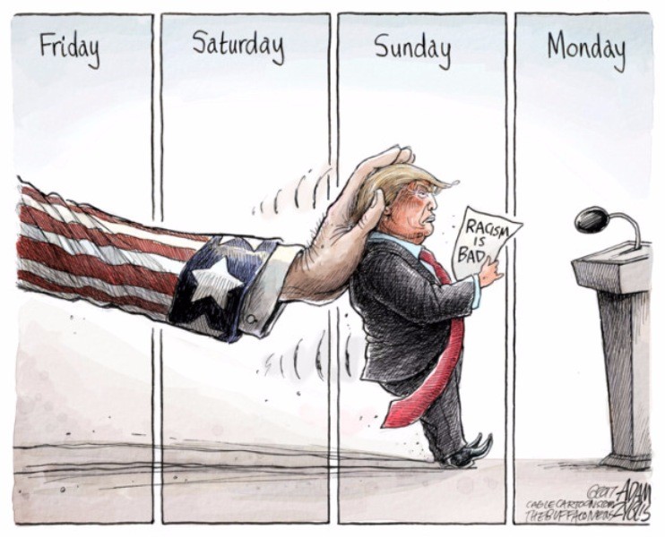 Karikatüristler Trump'ı böyle resmetti - Resim: 3