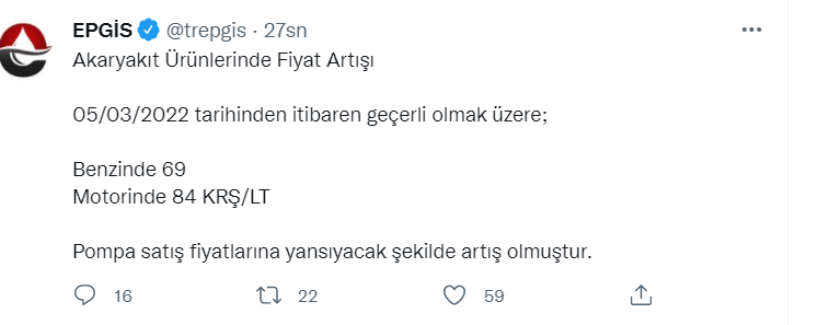 Gece yarısından itibaren benzine 69 kuruş, motorine 84 kuruş zam - Resim : 1