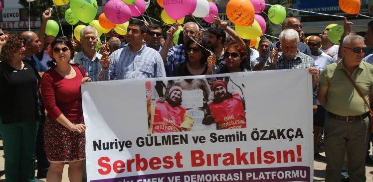 Akademisyenlerin tutuklanmasını protestoya gözaltı - Resim : 1