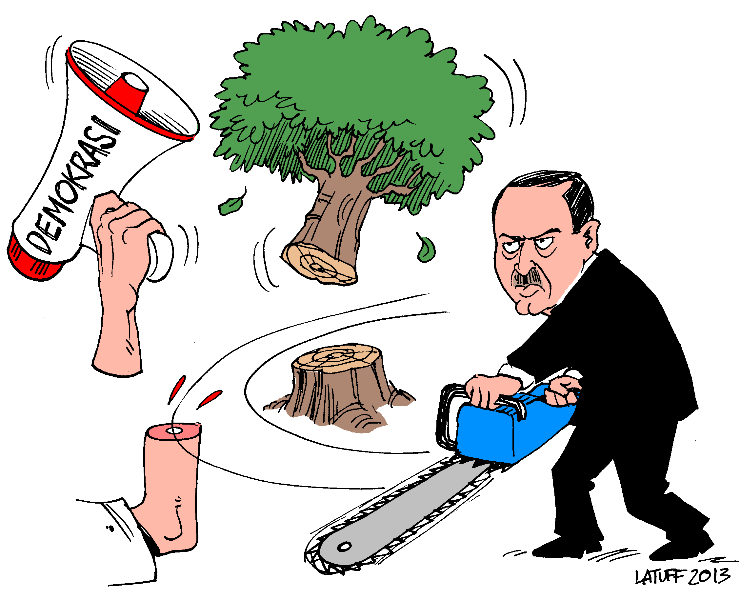 Carlos Latuff'un 'Erdoğan'lı karikatürleri - Resim: 24
