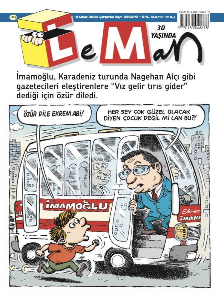 Leman, İmamoğlu'nun Karadeniz gezisini kapağına taşıdı - Resim : 1