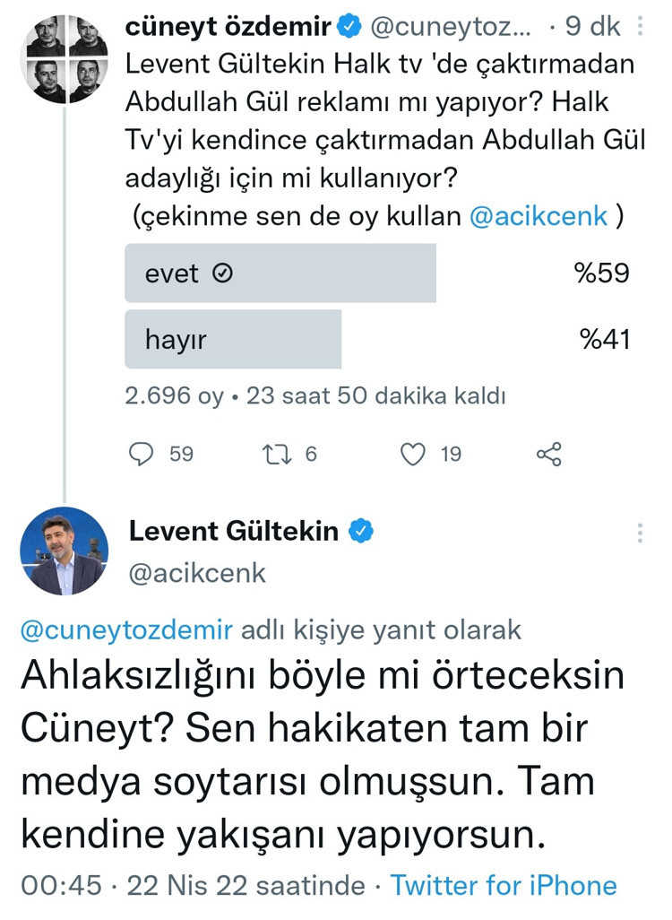 Levent Gültekin ile Cüneyt Özdemir kapıştı: Tam bir medya soytarısı olmuşsun - Resim : 1