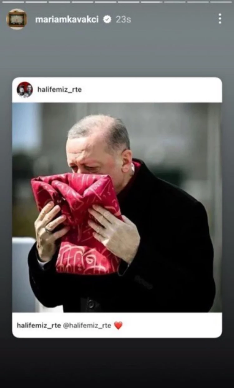 Cumhurbaşkanı Danışmanı Kavakçı'nın kızından paylaşım: Halifemiz Erdoğan - Resim : 2