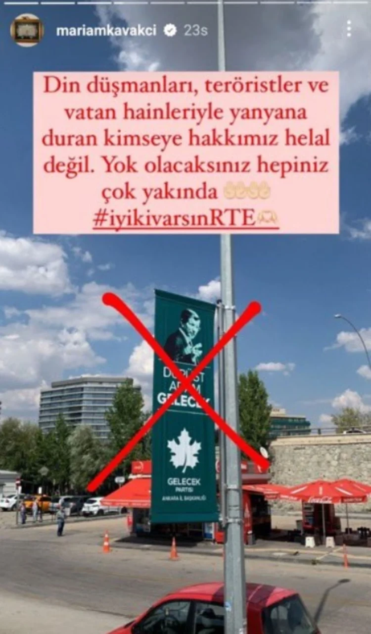 Cumhurbaşkanı Danışmanı Kavakçı'nın kızından paylaşım: Halifemiz Erdoğan - Resim : 1