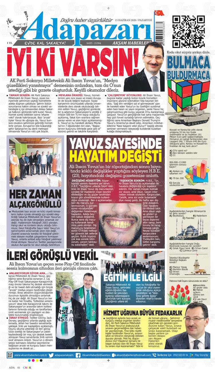 AKP'li Ali İhsan Yavuz'u haber yapan gazeteye ilan ambargosu - Resim : 1
