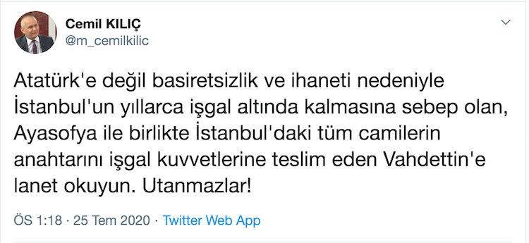 İlahiyatçı Cemil Kılıç: Diyanet Başkanının İngilizlere bir sempatisi olabilir mi acaba - Resim : 2