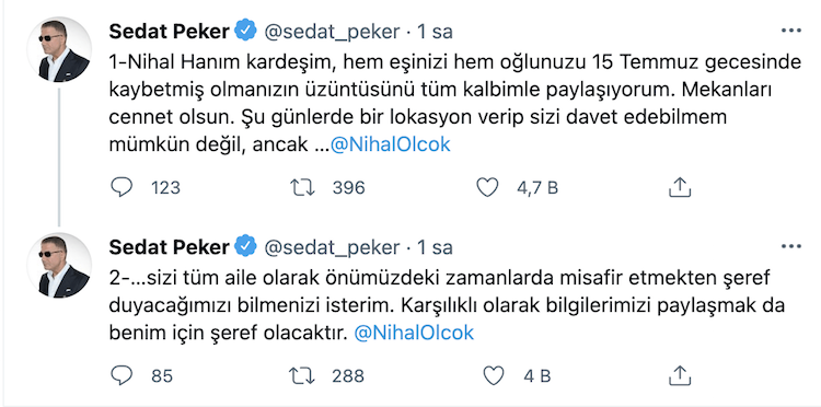 Nihal Olçok'tan Peker'e: Demir tavında dövülür - Resim : 1
