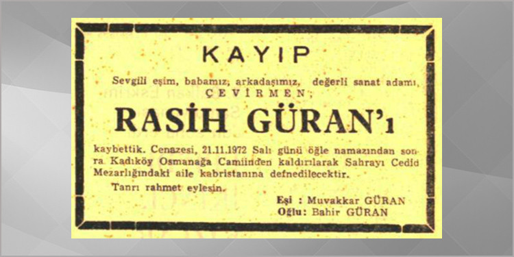 Unutulmuş bir iyi insan: Rasih GÜRAN - Resim : 6