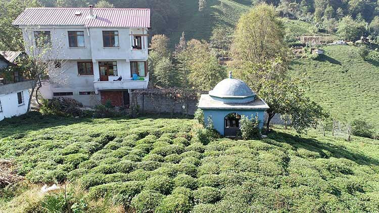 Rizeli ustanın ölmeden yaptırdığı modern mezarı ilgi çekti - Resim : 1