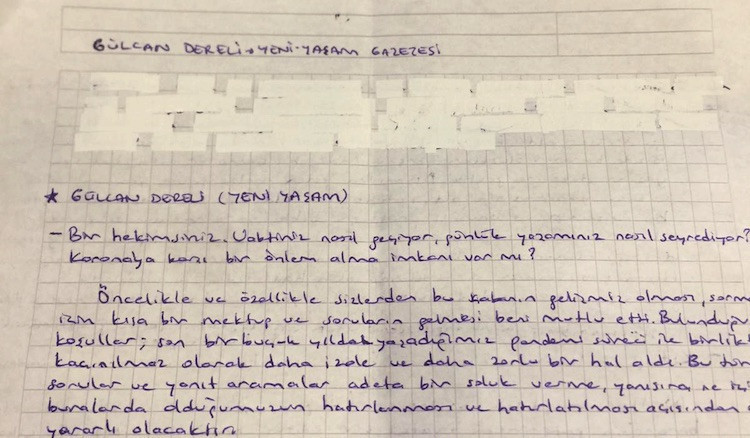 Selçuk Mızraklı'nın mektubu sansürlendi, şiiri ise kayıp - Resim : 1